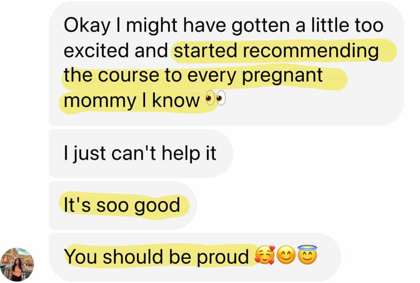 Testimonial message 12