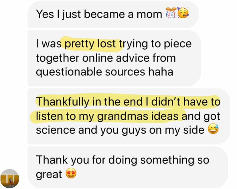 Testimonial message 10